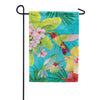 Evergreen Suede 2-Sided Garden Flag - Paradise Birds