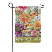 Evergreen Dahlia Botanica Garden Flag
