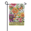 Evergreen Suede 2-Sided Garden Flag - Dahlia Botanica