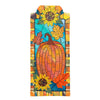 Evergreen Everlasting Impressions Textile Decor Fall Pumpkin Stained Glass