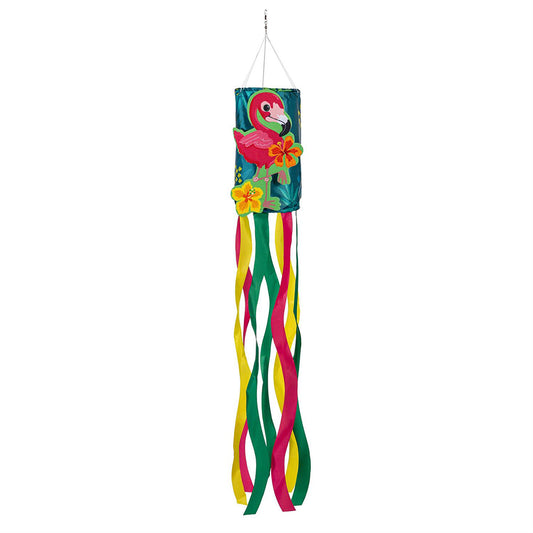 Evergreen Let's Flamingle 3D Windsock
