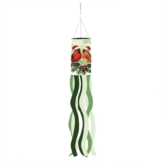 Evergreen Windsock - Snowbirds Love Warms Winter