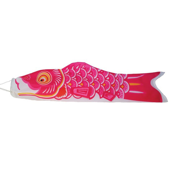 In the Breeze Pink Koi Windsock (36")