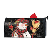 Magnet Works Snowman with Broom MailWrap