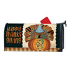 Magnet Works Happy Thanksgiving Turkey Plaid Mailwrap
