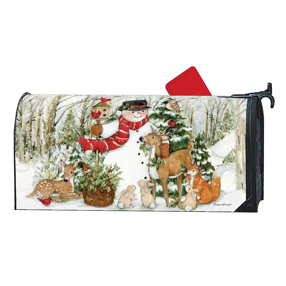 Magnet Works Woodland Snowman Friends Mailwrap