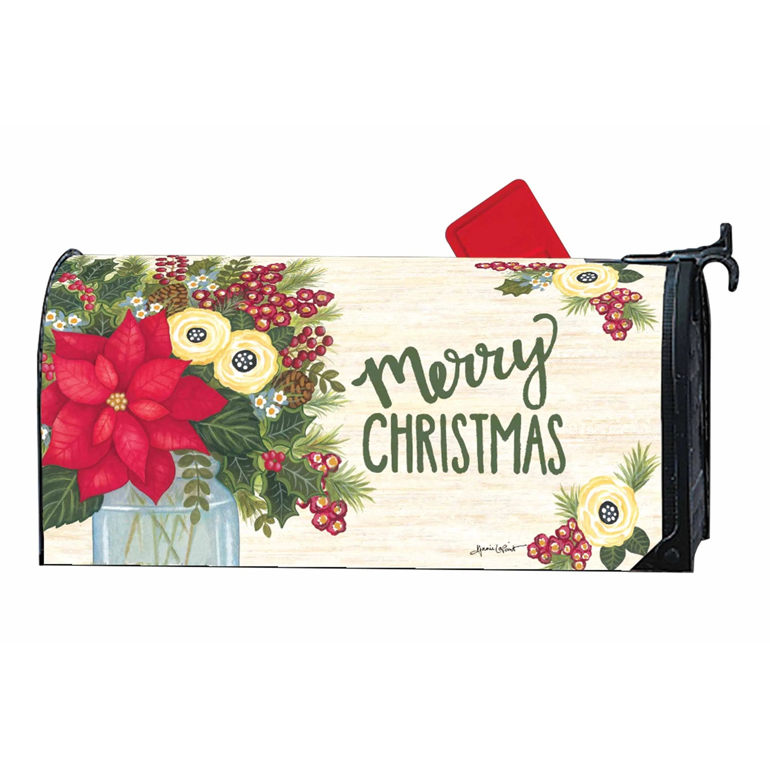 Magnet Works Rustic Winter Bouquet Mailwrap