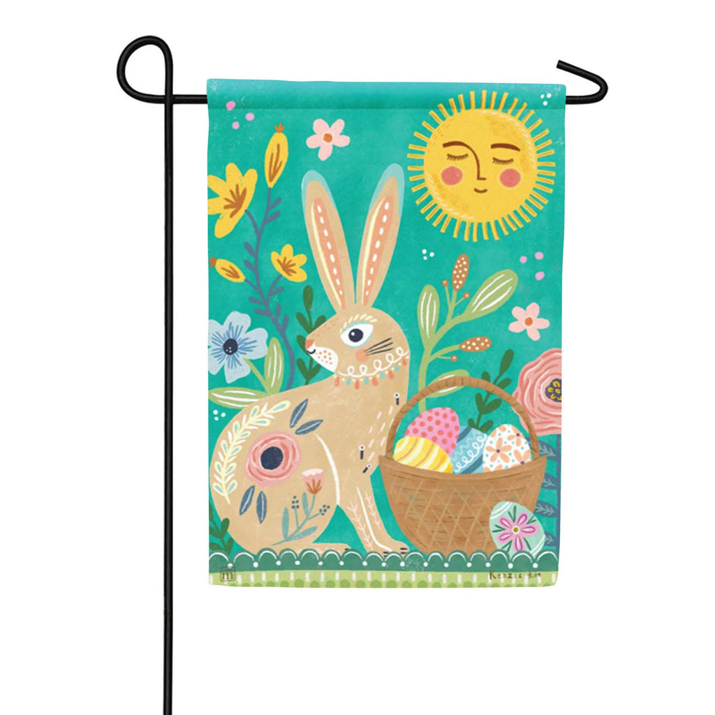 Magnet Works Folk Easter Garden Flag