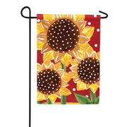 Magnet Works Garden Flag - Playful Sunflowers