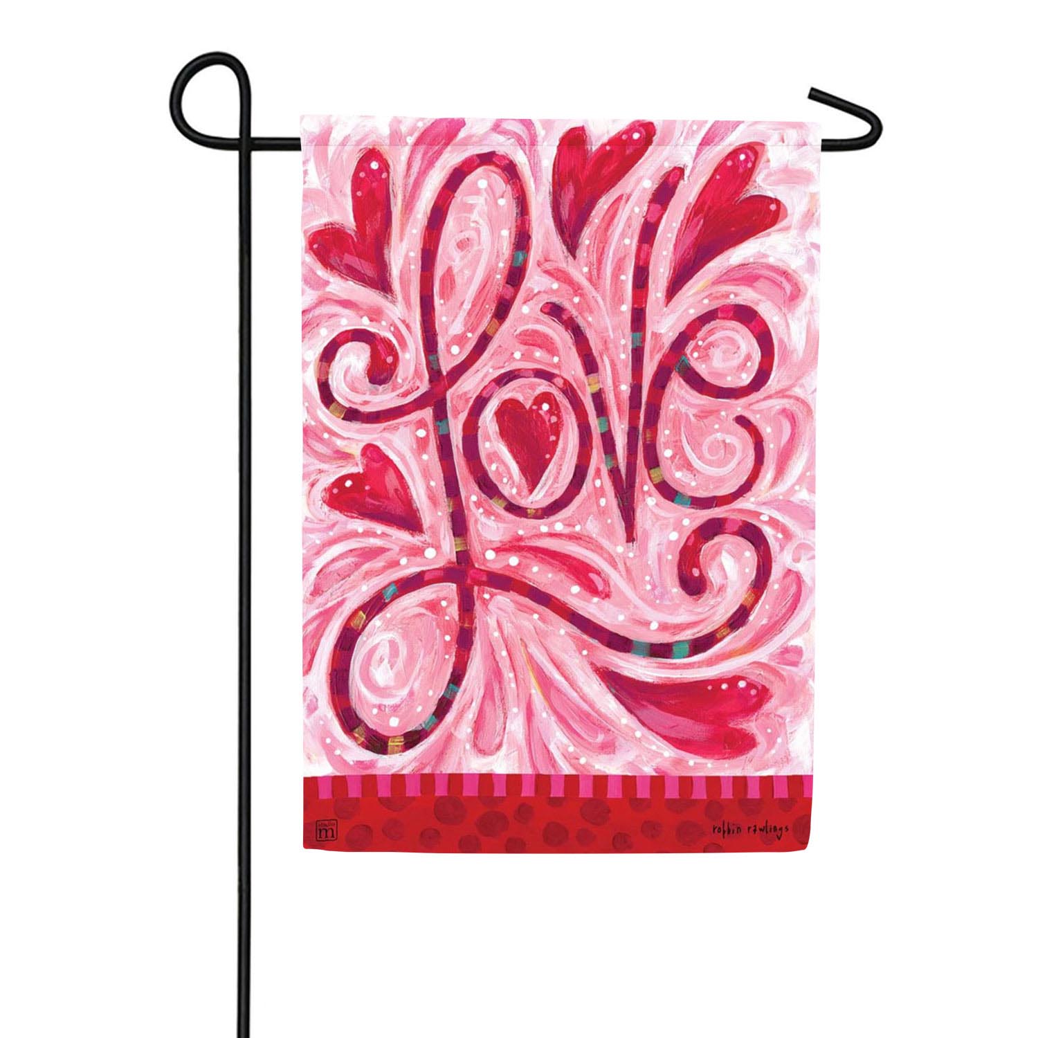 Magnet Works Happy Day Love Garden Flag