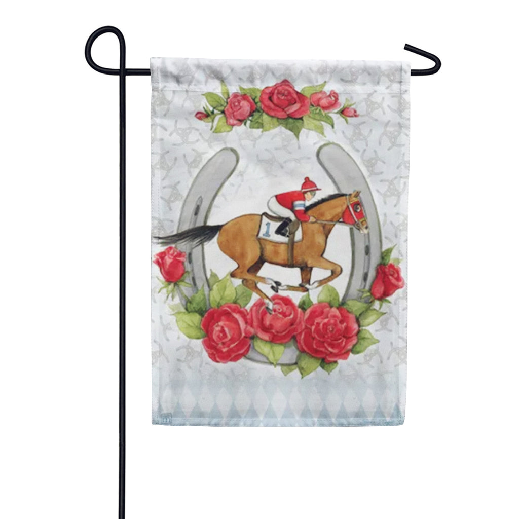 Magnet Works Derby Day Garden Flag