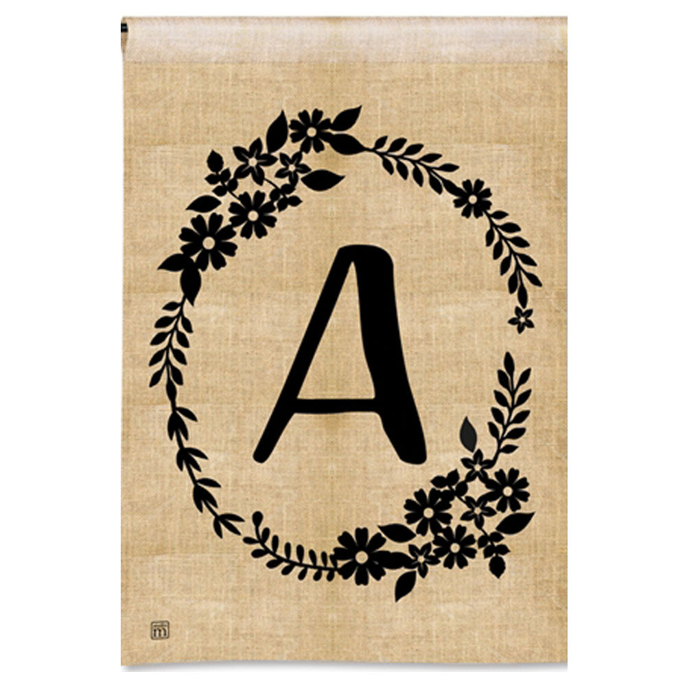 Magnet Works Rustic Monogram Garden Flag