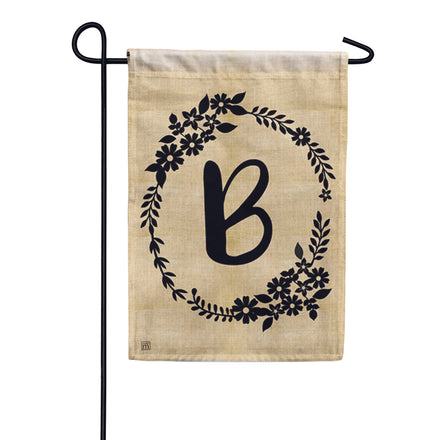 Magnet Works Rustic Monogram Garden Flag