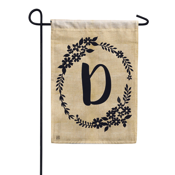 Magnet Works Rustic Monogram Garden Flag