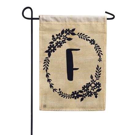 Magnet Works Rustic Monogram Garden Flag