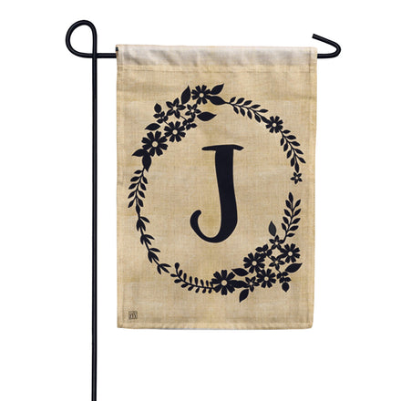 Magnet Works Rustic Monogram Garden Flag