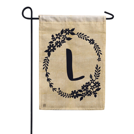 Magnet Works Rustic Monogram Garden Flag