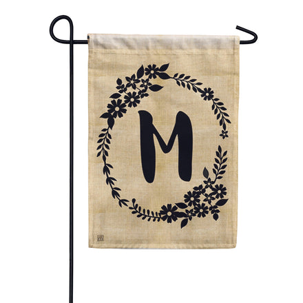 Magnet Works Rustic Monogram Garden Flag