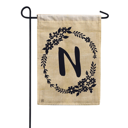 Magnet Works Rustic Monogram Garden Flag