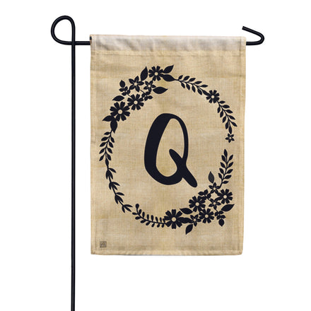 Magnet Works Rustic Monogram Garden Flag