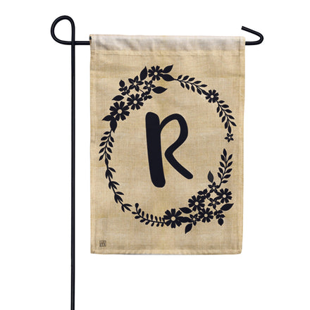 Magnet Works Rustic Monogram Garden Flag