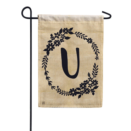 Magnet Works Rustic Monogram Garden Flag