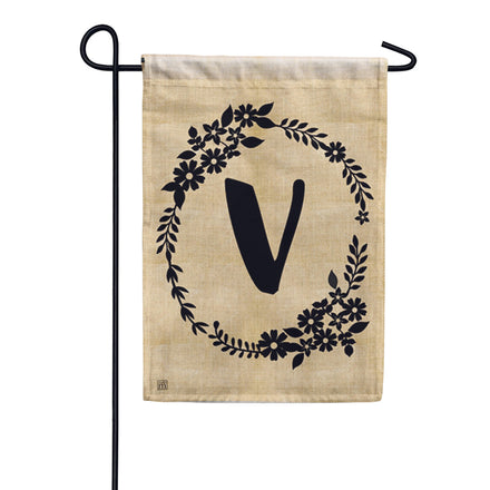 Magnet Works Rustic Monogram Garden Flag