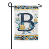 Magnet Works Indigo Elegance Monogram Garden Flag