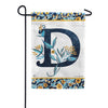 Magnet Works Indigo Elegance Monogram Garden Flag