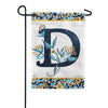Magnet Works Indigo Elegance Monogram Garden Flag
