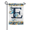 Magnet Works Indigo Elegance Monogram Garden Flag