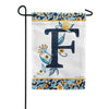 Magnet Works Indigo Elegance Monogram Garden Flag