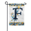 Magnet Works Indigo Elegance Monogram Garden Flag
