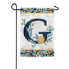 Magnet Works Indigo Elegance Monogram Garden Flag