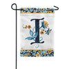 Magnet Works Indigo Elegance Monogram Garden Flag