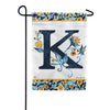 Magnet Works Indigo Elegance Monogram Garden Flag