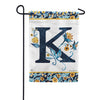 Magnet Works Indigo Elegance Monogram Garden Flag