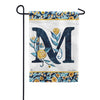Magnet Works Indigo Elegance Monogram Garden Flag