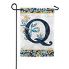 Magnet Works Indigo Elegance Monogram Garden Flag