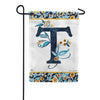 Magnet Works Indigo Elegance Monogram Garden Flag