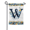 Magnet Works Indigo Elegance Monogram Garden Flag