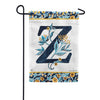 Magnet Works Indigo Elegance Monogram Garden Flag