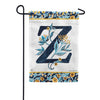 Magnet Works Indigo Elegance Monogram Garden Flag