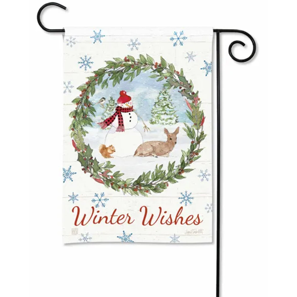 Magnet Works Holiday Vignette Garden Flag