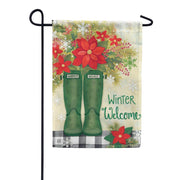 Magnet Works Winter Wellies Garden Flag