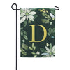Magnet Works Poinsettia Joy Monogram Garden Flag