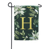 Magnet Works Poinsettia Joy Monogram Garden Flag
