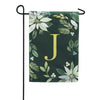 Magnet Works Poinsettia Joy Monogram Garden Flag