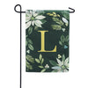 Magnet Works Poinsettia Joy Monogram Garden Flag