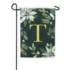 Magnet Works Poinsettia Joy Monogram Garden Flag